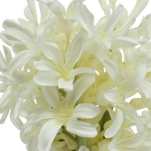 položky Umelý hyacint biely umelý kvet 28cm zväzok 3ks