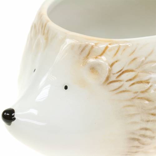 položky Rastlinný črepník ježko keramický krém 14cm x 11cm V9cm 4ks