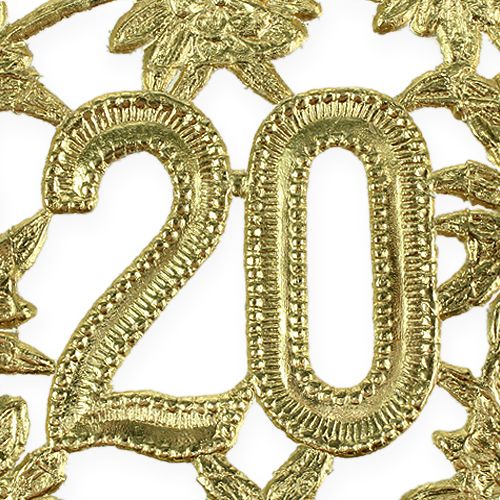 položky Jubilejné číslo 20 Ø8cm 10ks