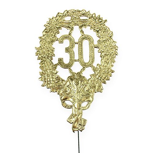 položky Jubilejné číslo 30 Ø8cm 10ks