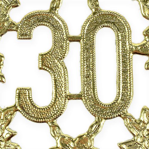 položky Jubilejné číslo 30 Ø8cm 10ks