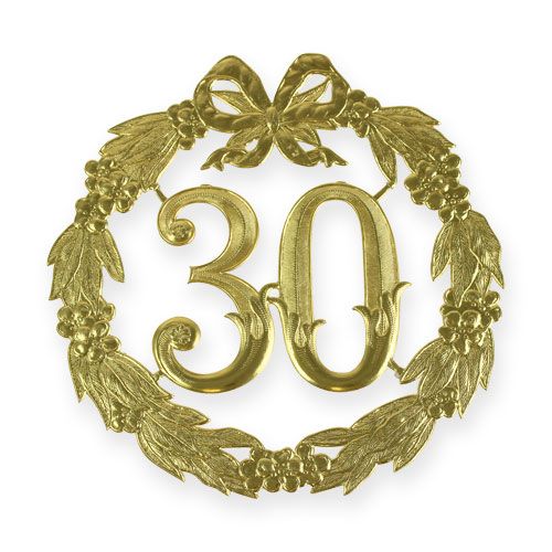 Floristik24 Výročie číslo 30 v zlate