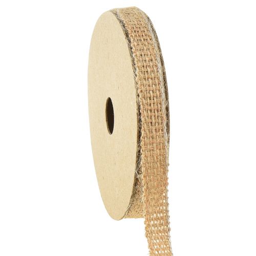 položky Jutová stuha dekoračná stuha bronzová prírodná stuha tkaná 12mm 10m