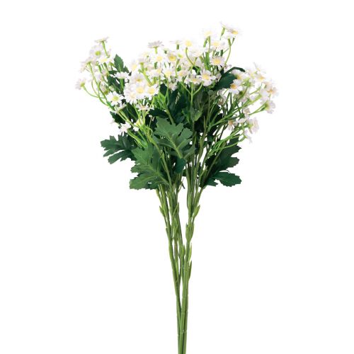 Harmanček lúčne kvety umelé biele 58cm 4ks