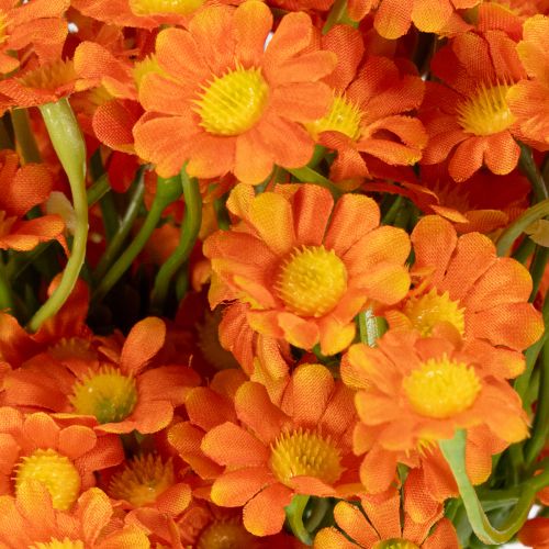 položky Umelá kytica z harmančeka pre atmosférickú sezónnu dekoráciu, 27 cm, 3 kusy