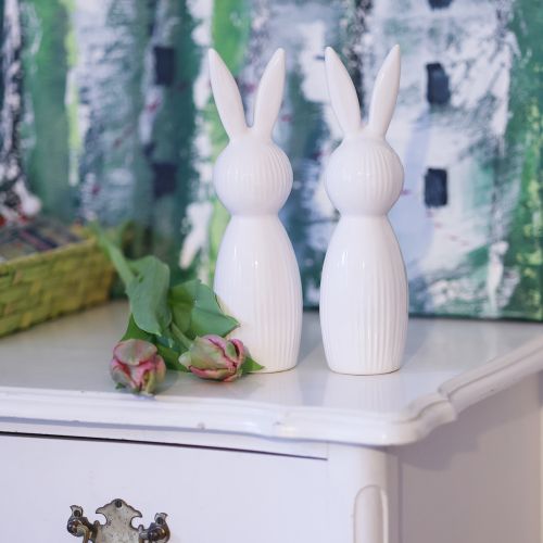 položky Jednoduchá figúrka králika ako dekoratívny predmet pre moderné jarné aranžmány, 22 cm, 2 kusy