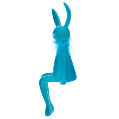 položky Veľkonočná dekorácia na poličku v tvare zajačika, ideálna ako pôvabná jarná dekorácia na stôl, 27 cm, 2 kusy