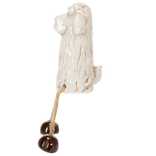 položky Keramická figúrka ovečky, sediaca ovečka, na veľkonočnú a celoročnú dekoráciu, 18 cm, 3 kusy