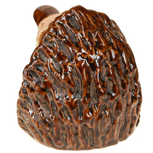 položky Keramická dekorácia ježko figúrka jesenná dekorácia ručne maľovaná V7cm 3 ks