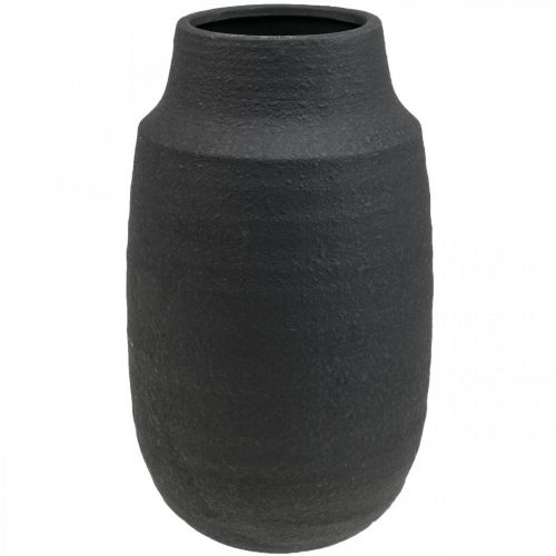 položky Keramická váza čierna váza na kvety dekoračné vázy Ø17cm V34cm