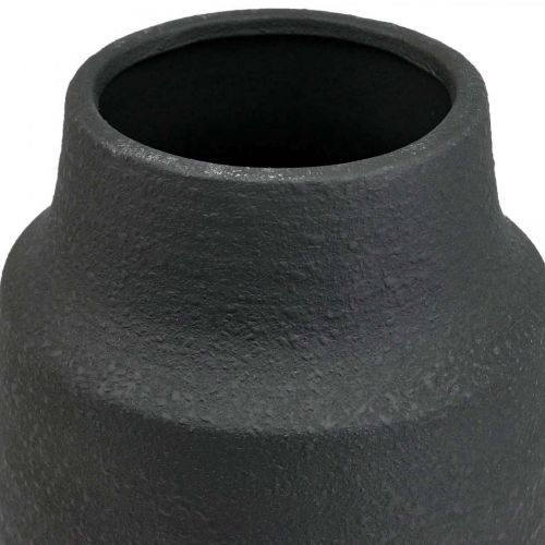 položky Keramická váza čierna váza na kvety dekoračné vázy Ø17cm V34cm