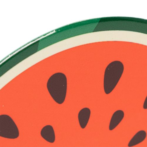 položky Sada podložiek pod poháre s ovocím, ovocný dizajn, dekorácia stola, kuchyňa a obývačka, 10 cm, 6 kusov