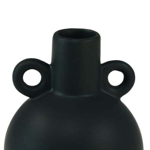 položky Keramická váza mini váza čierna rúčka keramická Ø8,5cm V12cm