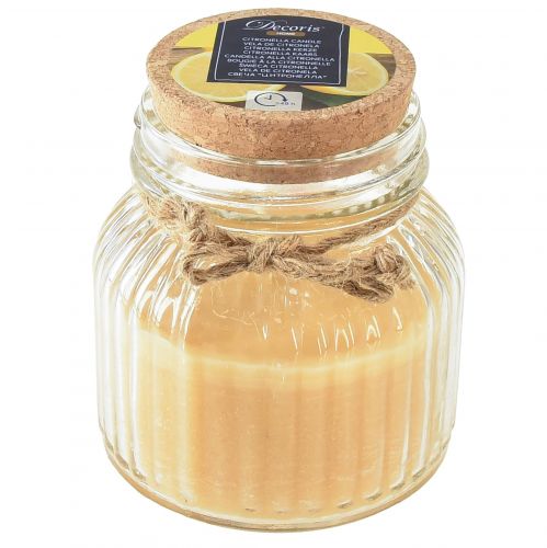 Sviečka Citronella vonná sviečka viečko medové V11,5cm