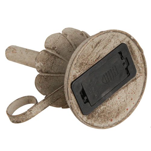 položky Svietnik starožitný s LED sviečkou kovové teplé svetlo V22cm