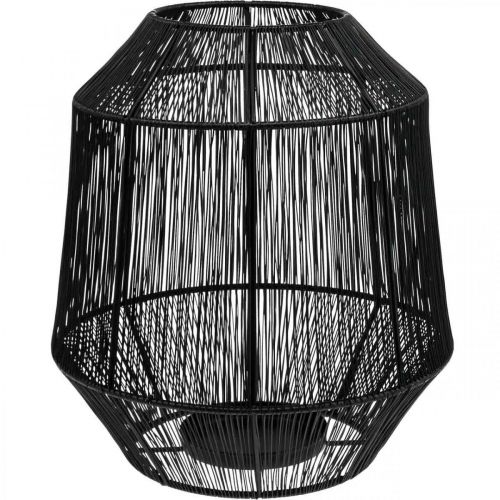 Floristik24 Svietnik Black Deco Lantern Drôtený košík Ø24cm V28cm