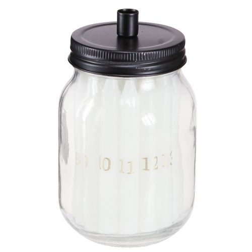 položky Svietnik na skle s 24 sviečkami Adventný kalendár V14,5cm