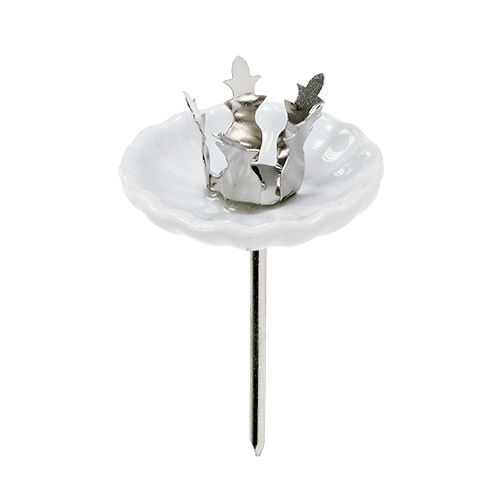 Floristik24 Svietnik na stromčekové sviečky Ø4cm V7cm 4 ks