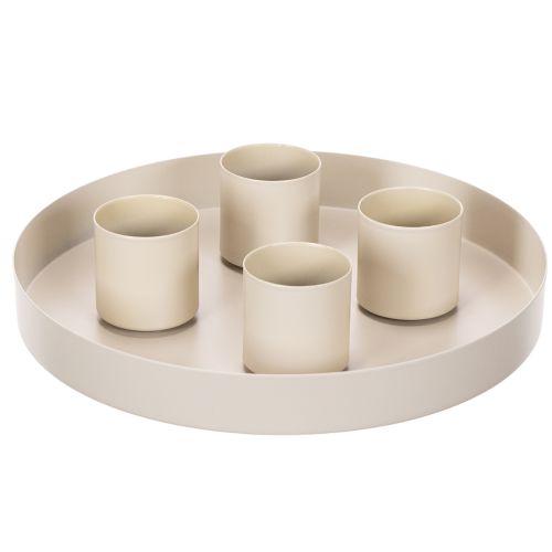 Magnetické svietniky na hrubé kužeľovité sviečky (4 cm), 4 kusy | Floristik24.sk