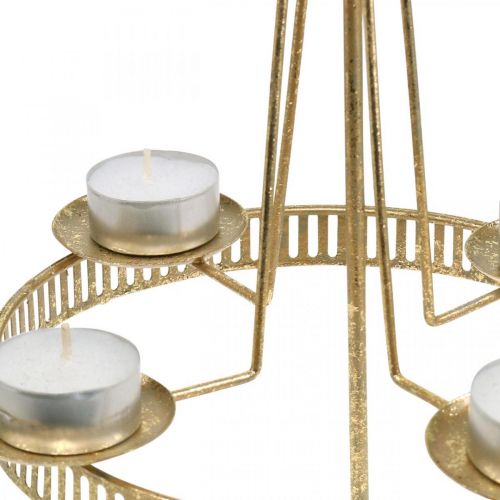 položky Svietnik Pilier Sviečka Star Gold Ø23cm V49,5cm