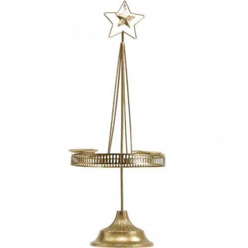 položky Svietnik Pilier Sviečka Star Gold Ø23cm V49,5cm