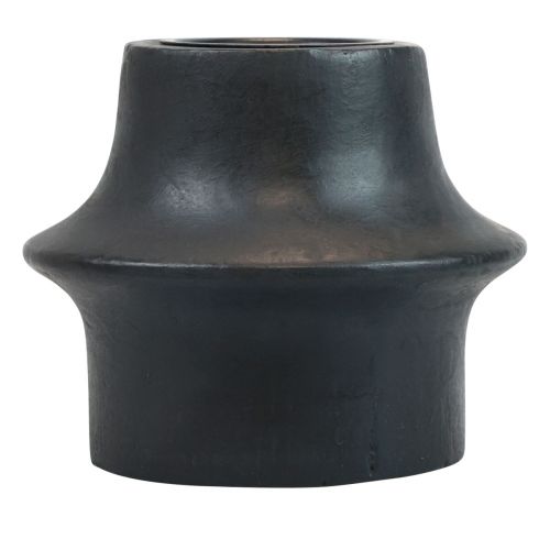 položky Stojan na čajovú sviečku čierny keramický svietnik Ø12cm V9cm