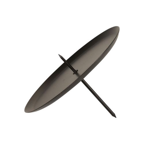 položky Zásuvný svietnik čierny tŕň na sviečku Ø8cm 4 ks