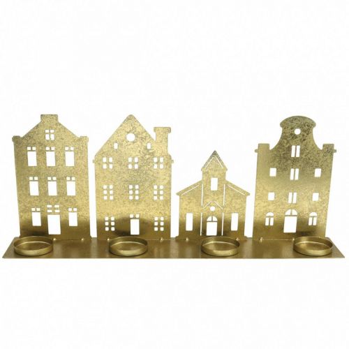 položky Svietnik vianočné osvetlenie Deco Houses Gold 52×12cm