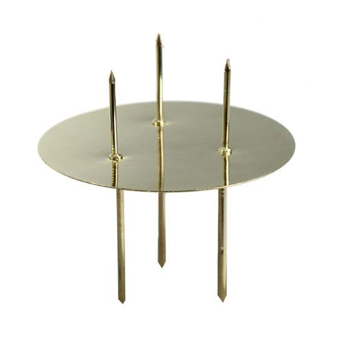 Svietnik Zlatý Ø8cm