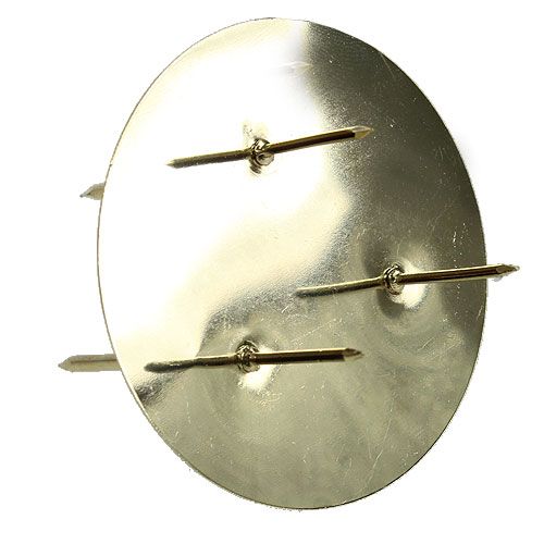 Floristik24 Svietnik Zlatý Ø8cm