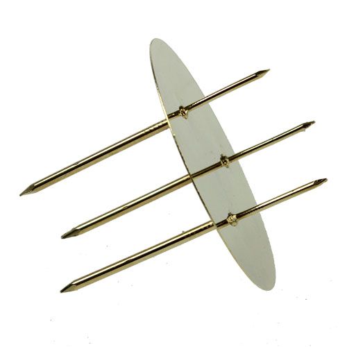 Floristik24 Svietnik Zlatý Ø8cm