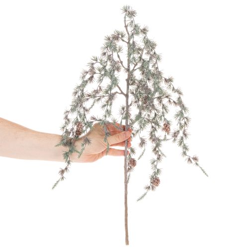 Umelý borovicový konár so šiškami, dekoratívny borovicový konár, umelý, 80 cm, 3 kusy | Floristik24.sk