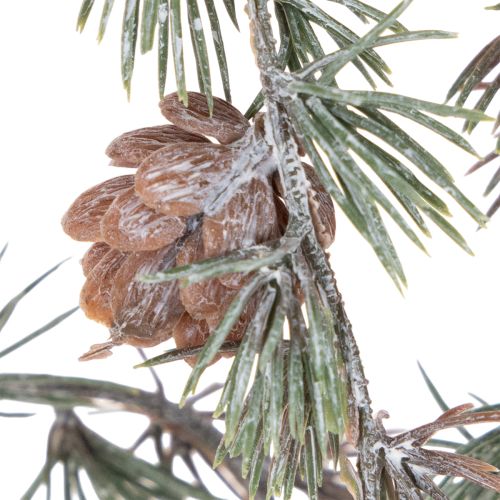 Umelý borovicový konár so šiškami, dekoratívny borovicový konár, umelý, 80 cm, 3 kusy | Floristik24.sk