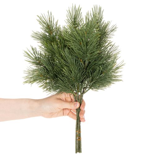 Umelý borovicový konár na zimnú dekoráciu, 40 cm, 4 kusy | Floristik24.sk