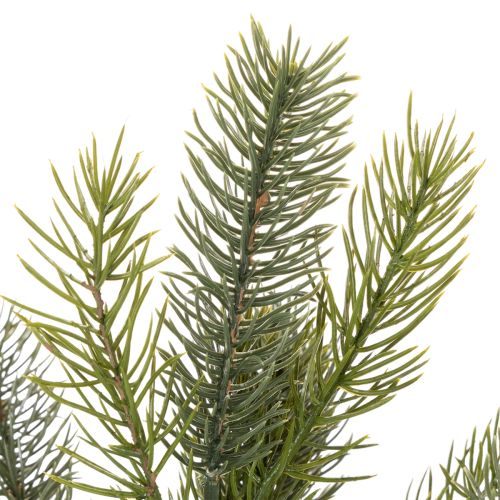 Umelá jedľová vetvička s ozdobou v tvare šišky, 41 cm | Floristik24.sk