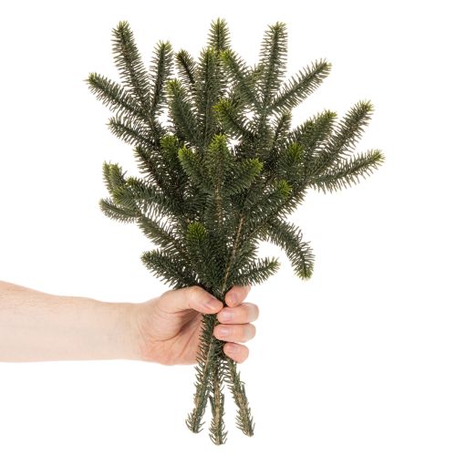 Umelý jedľový konár na dekoráciu stola a aranžmány, 45 cm, 3 kusy | Floristik24.sk
