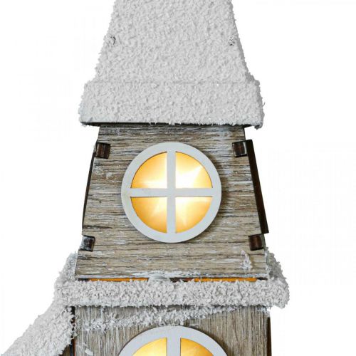 položky Svetlý domček drevený kostol Vianočný kostol drevený kostol V45cm