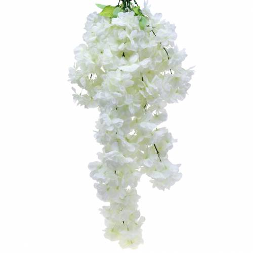 položky Konár z čerešňového kvetu s 5 konármi biely umelý 75cm