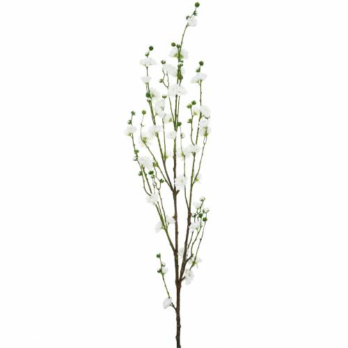Floristik24 Cherry Blossom Branch White Umelá dekoračná vetvička z čerešňového kvetu jarná dekorácia