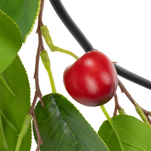 položky Umelá girlanda s čerešňami. Ideálna na prírodnú dekoráciu miestnosti. Kvetinový vzhľad. 160 cm.