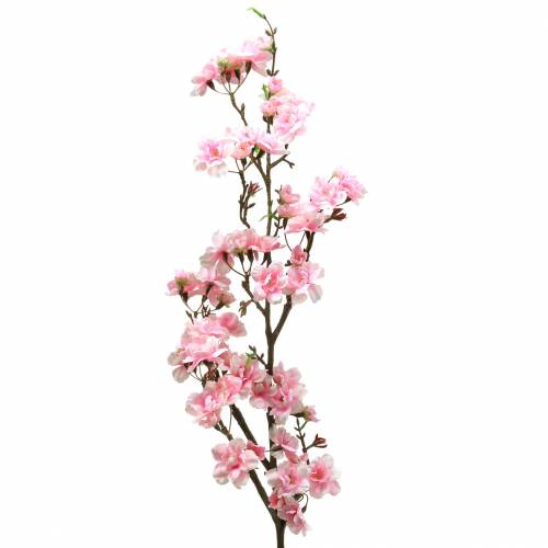 Floristik24 Vetva čerešňového kvetu ružová 105cm