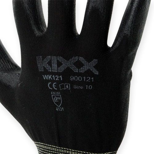 položky Kixx nylonové záhradné rukavice veľkosť 10 čierne