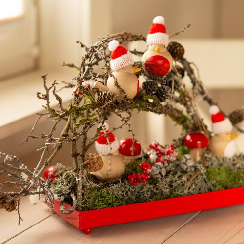 položky Malé ozdobné prírodné šišky z jedlej hlúby Advent 3-4cm 100g