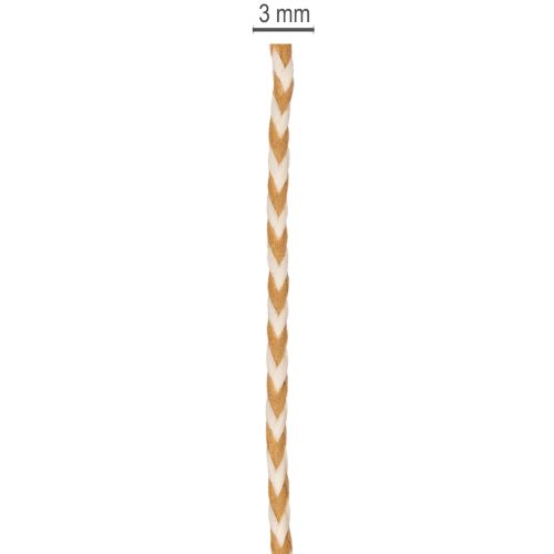 Darčeková stuha, dvojfarebná šnúrka, 3 mm, 20 m | Floristik24.sk