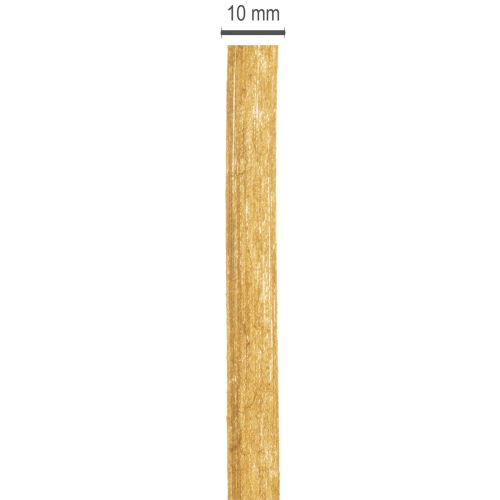 Hnedá darčeková stuha, stočená stuha, udržateľné remeselné potreby, 10 mm x 100 cm | Floristik24.sk