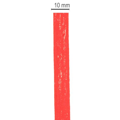Červená stuha na kučeranie, darčekové balenie z udržateľných materiálov, rolka 10 mm 100 m | Floristik24.sk