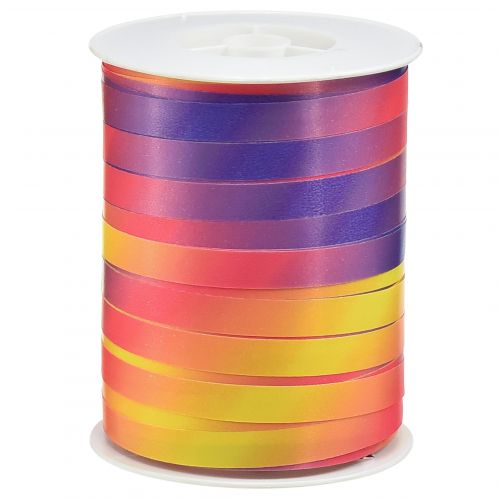 Curlingová stuha farebná gradientná darčeková stuha žltá, ružová, fialová 10mm 250m