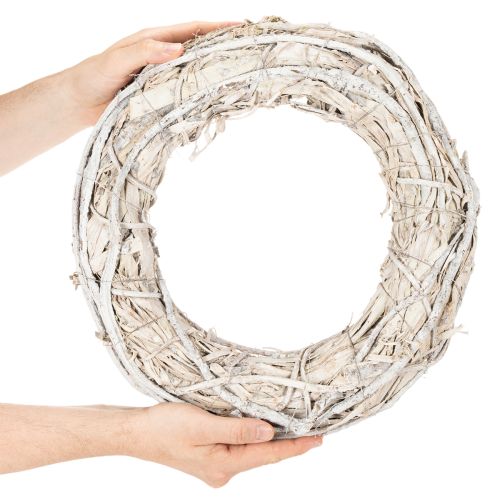 Veniec na dvere z vetvičiek, veľká dekorácia 40 cm | Floristik24.sk