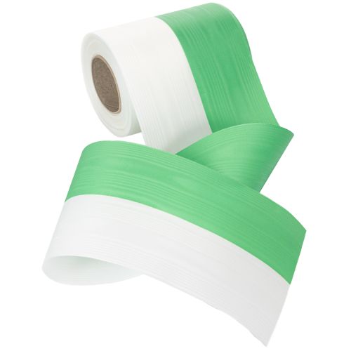položky Moaré stuha na veniec 125 mm x 25 m v zelenej a bielej farbe, taftovo tkaná stuha, národná stuha, ozdobná stuha