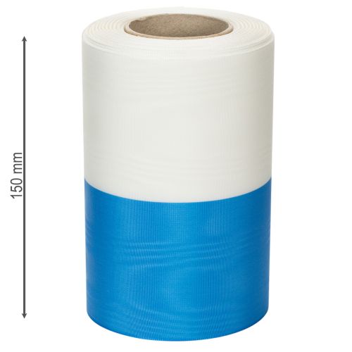 položky Moaré modrobiele stuhy na veniec, 150 mm